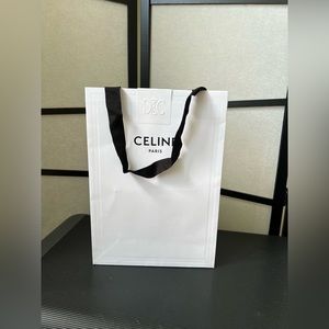Authentic Celine Paper Shopping Gift Bag